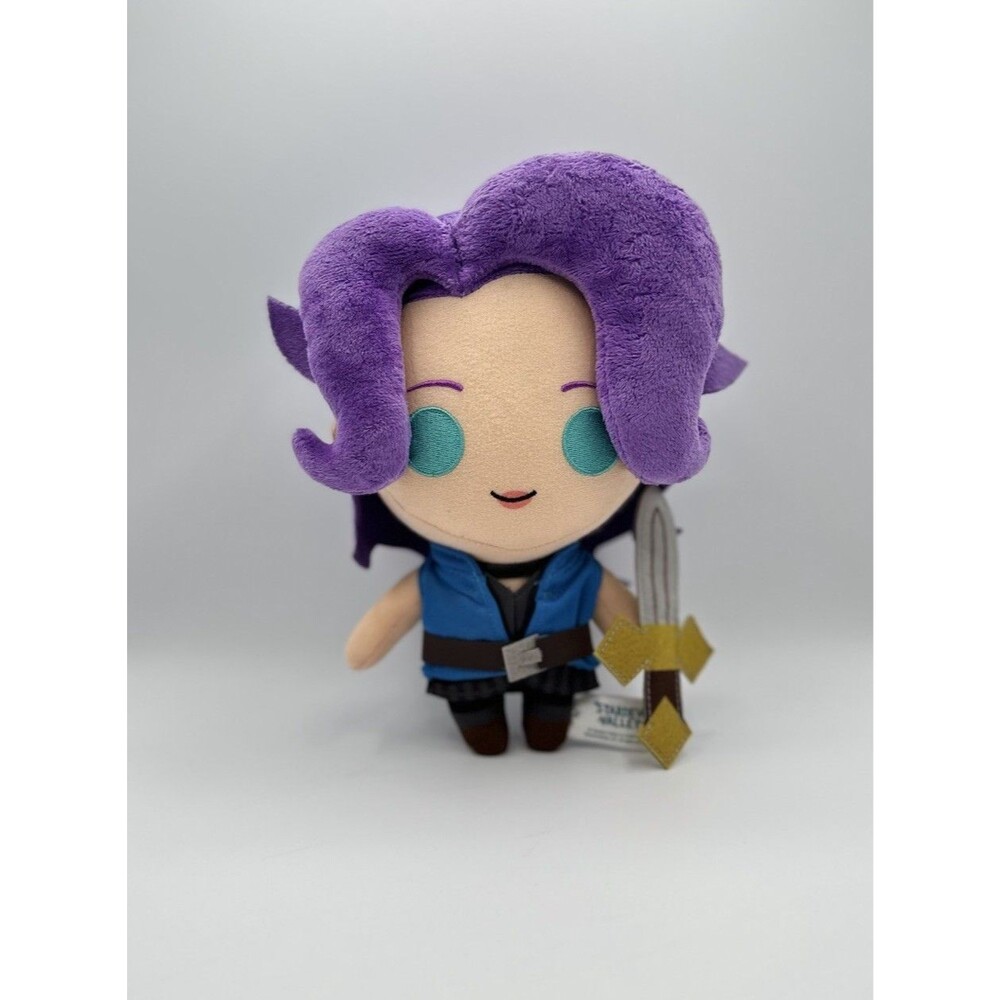 HTF Stardew Valley Sanshee Abigail Collector's Plush Plushie Magnetic Sword READ